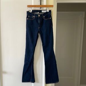 Rag & Bone Dark Blue Boot Cut Jeans lightly worn excellent condition